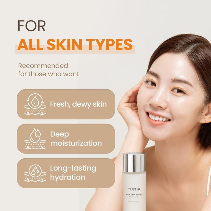 [TIRTIR] Milk Skin Toner 150ml Wepremiumng