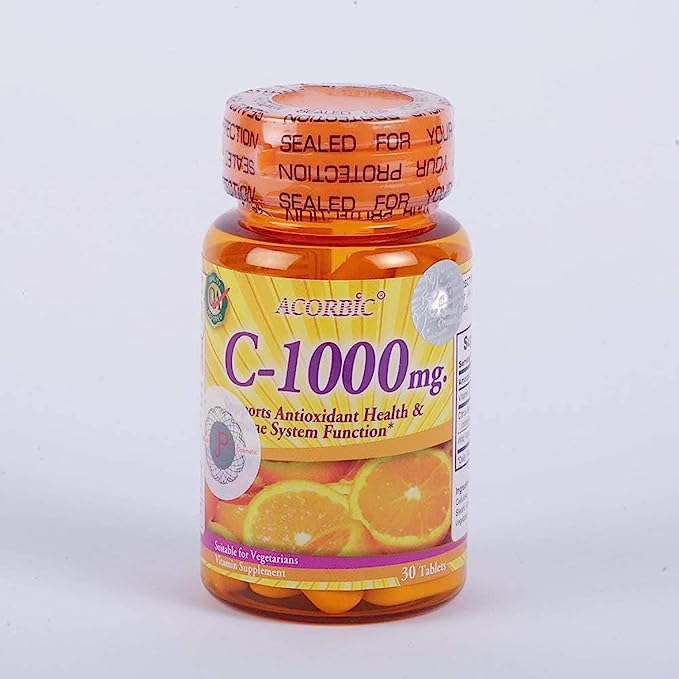 Acorbic C 1000mg Vitamin C 30 Pills Wepremiumng