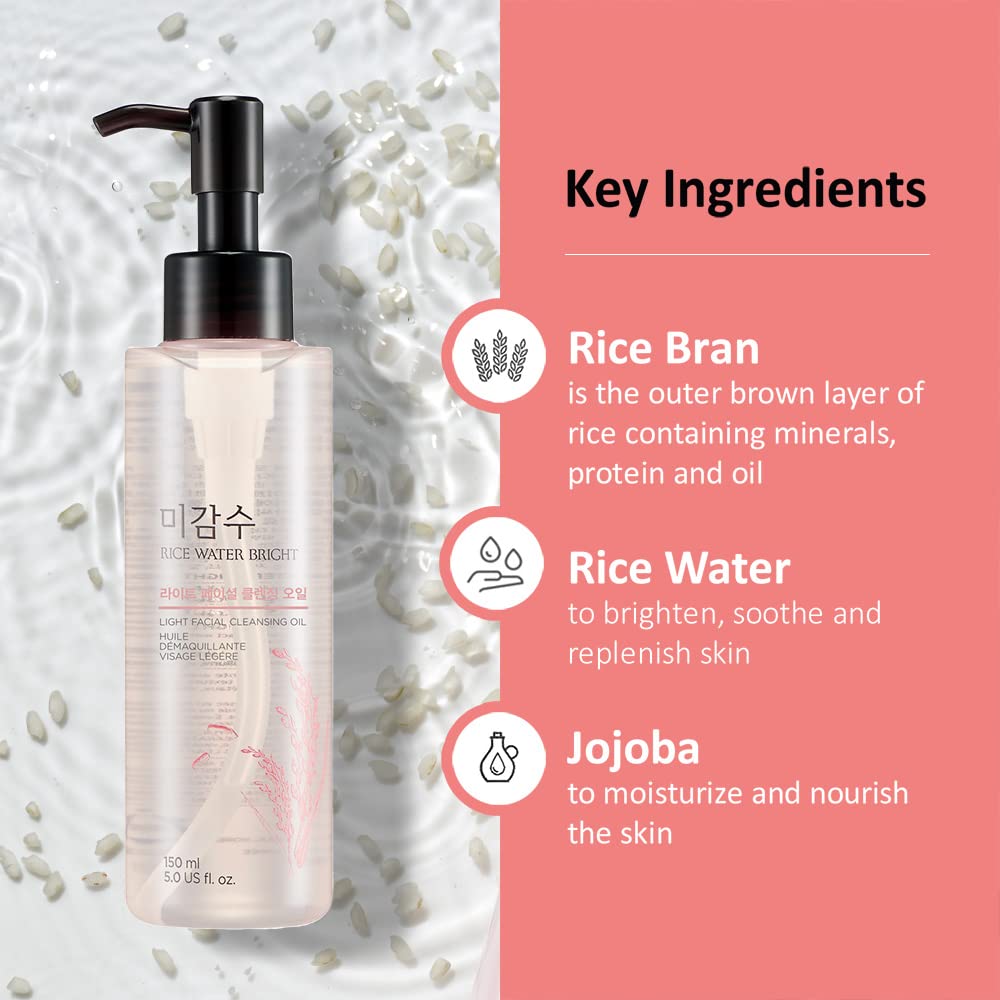 [THE FACE SHOP] Rice Water Bright Cleansing Rich Oil 150ml Wepremiumng