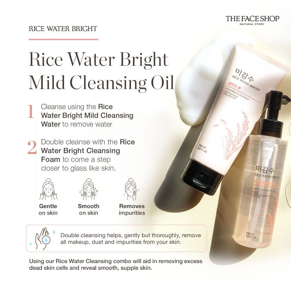 [THE FACE SHOP] Rice Water Bright Cleansing Rich Oil 150ml Wepremiumng