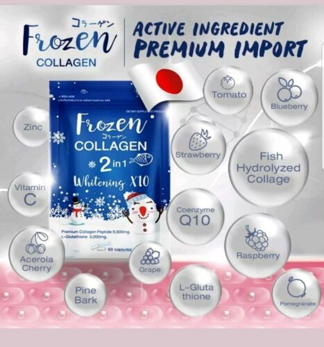 Frozen Collagen X10 Younger Brightening Skin 60caps Wepremiumng