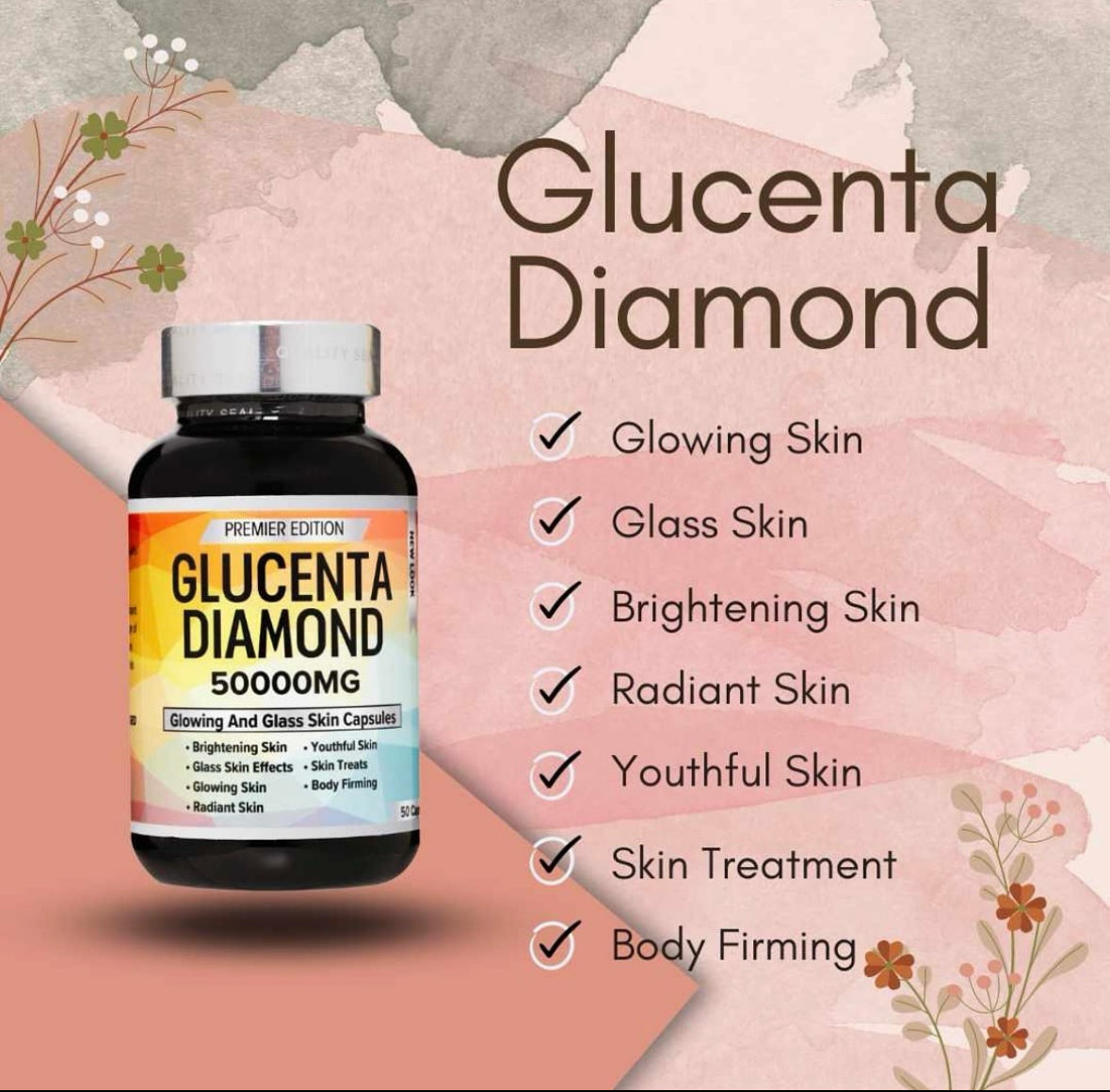 Glucenta Diamond Premier Edition - 50caps Wepremiumng