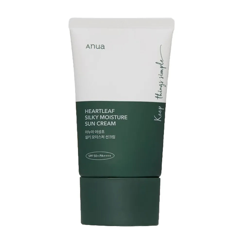 [Anua] Heartleaf Silky Moisture Sunscreen 50ml Wepremiumng