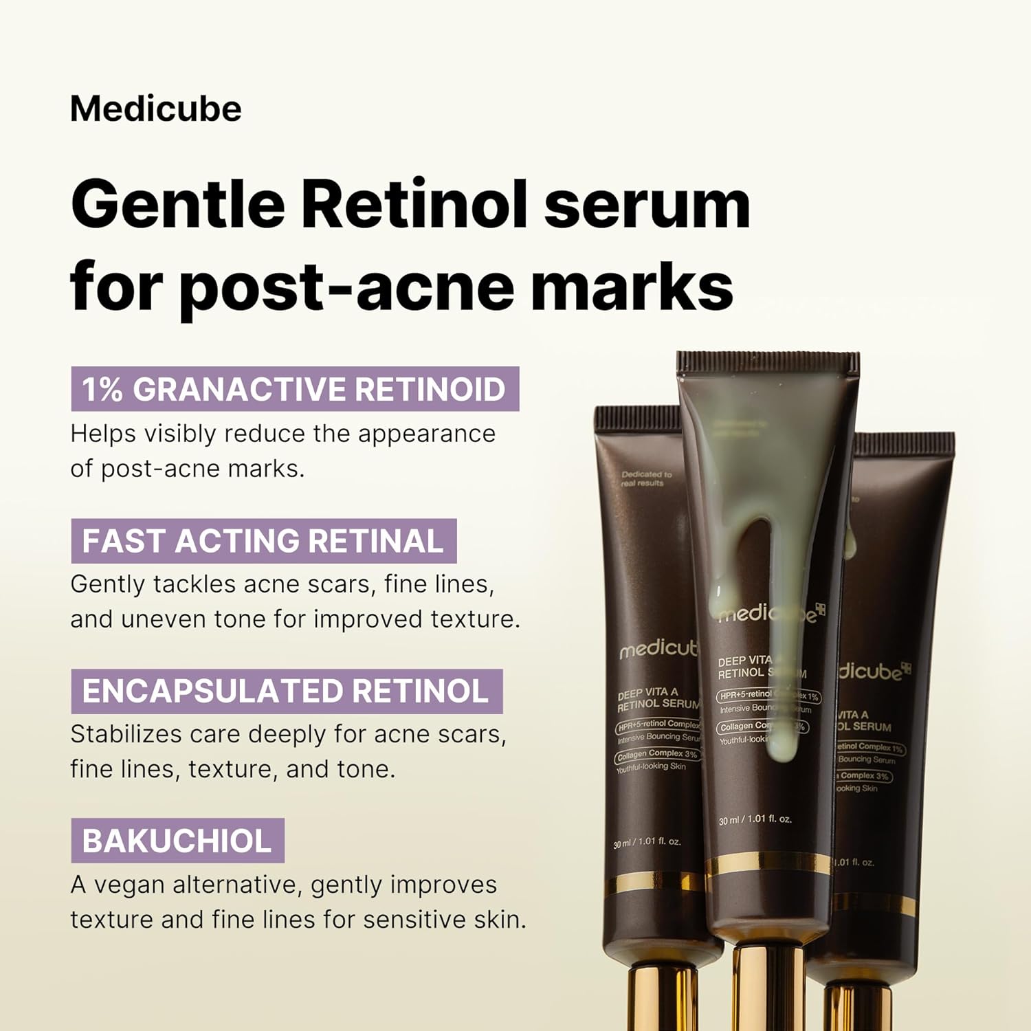 [MEDICUBE] Deep Vita A Retinol Serum 30ml Wepremiumng