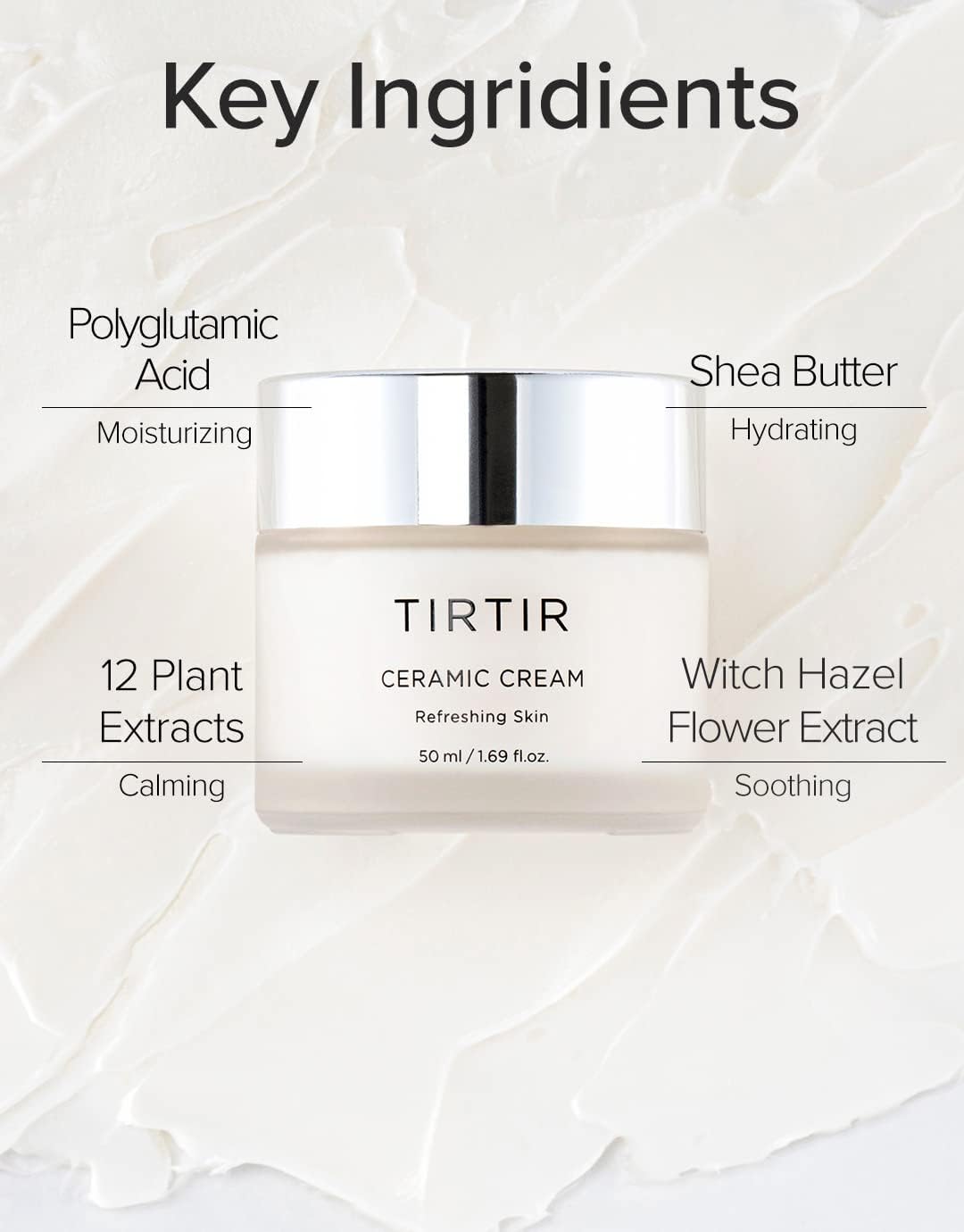 [TIRTIR] Ceramic Cream 50ml Wepremiumng