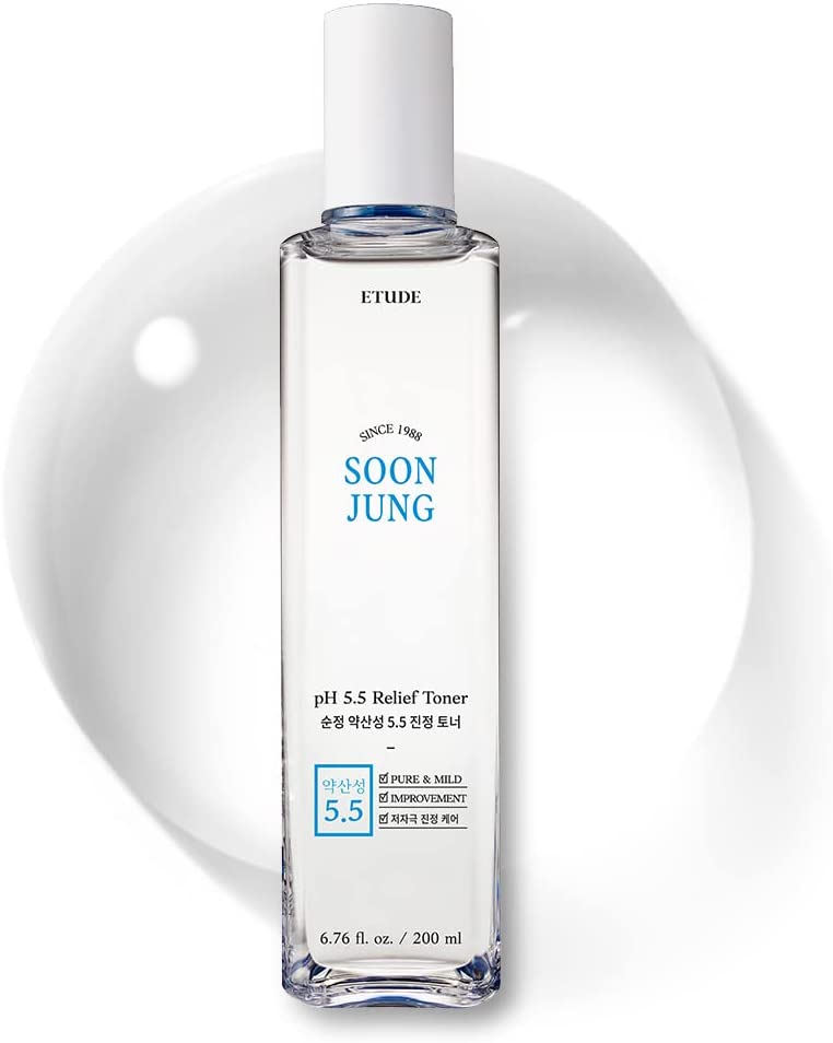 [Etude] Soon Jung PH 5.5 Relief Toner 200ml Wepremiumng