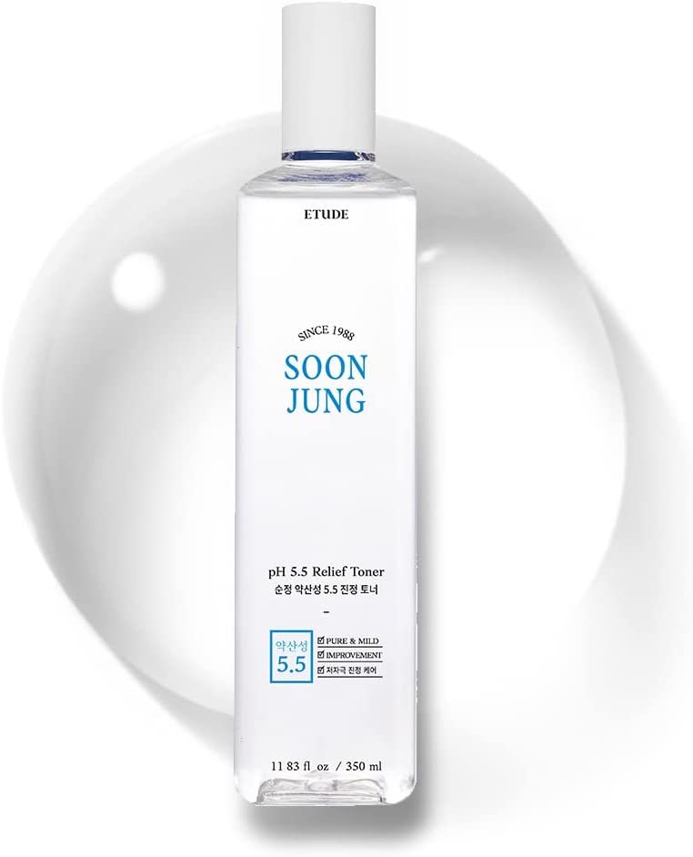 [Etude] Soon Jung PH 5.5 Relief Toner 350ml Wepremiumng