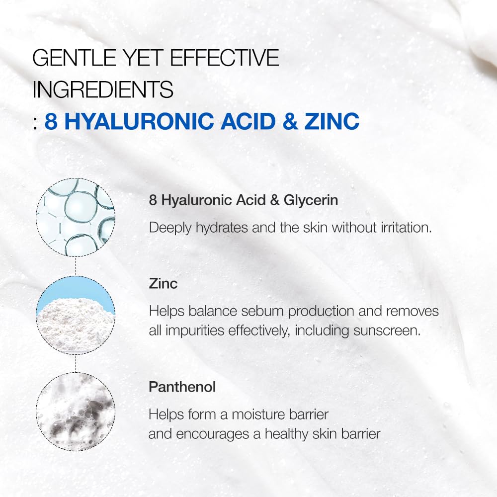 [Anua] 8 Hyaluronic Acid Hydrating Gentle Foaming Cleanser 150ml Wepremiumng