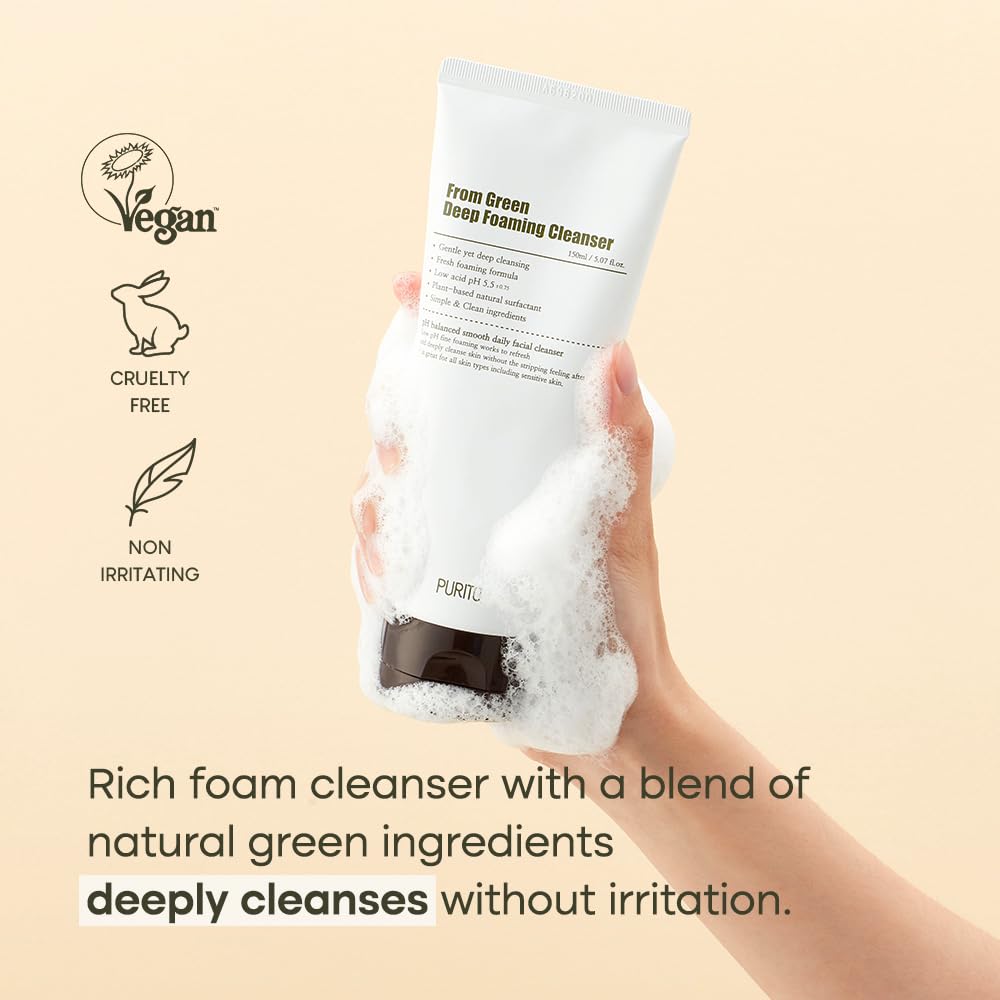 [Purito Seoul] From Green Deep Foaming Cleanser 150ml Wepremiumng