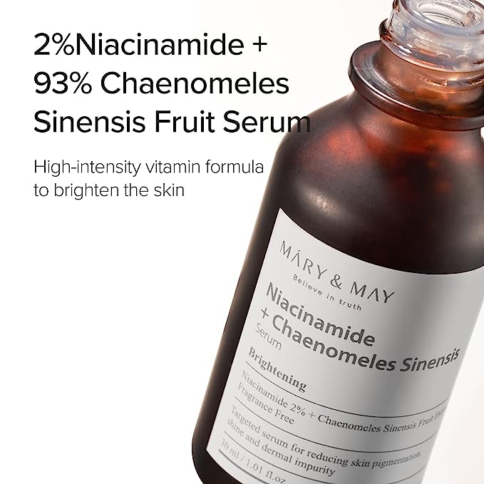 [Mary&May] Niacinamide + Chaenomeles Sinensis Serum 30ml Wepremiumng