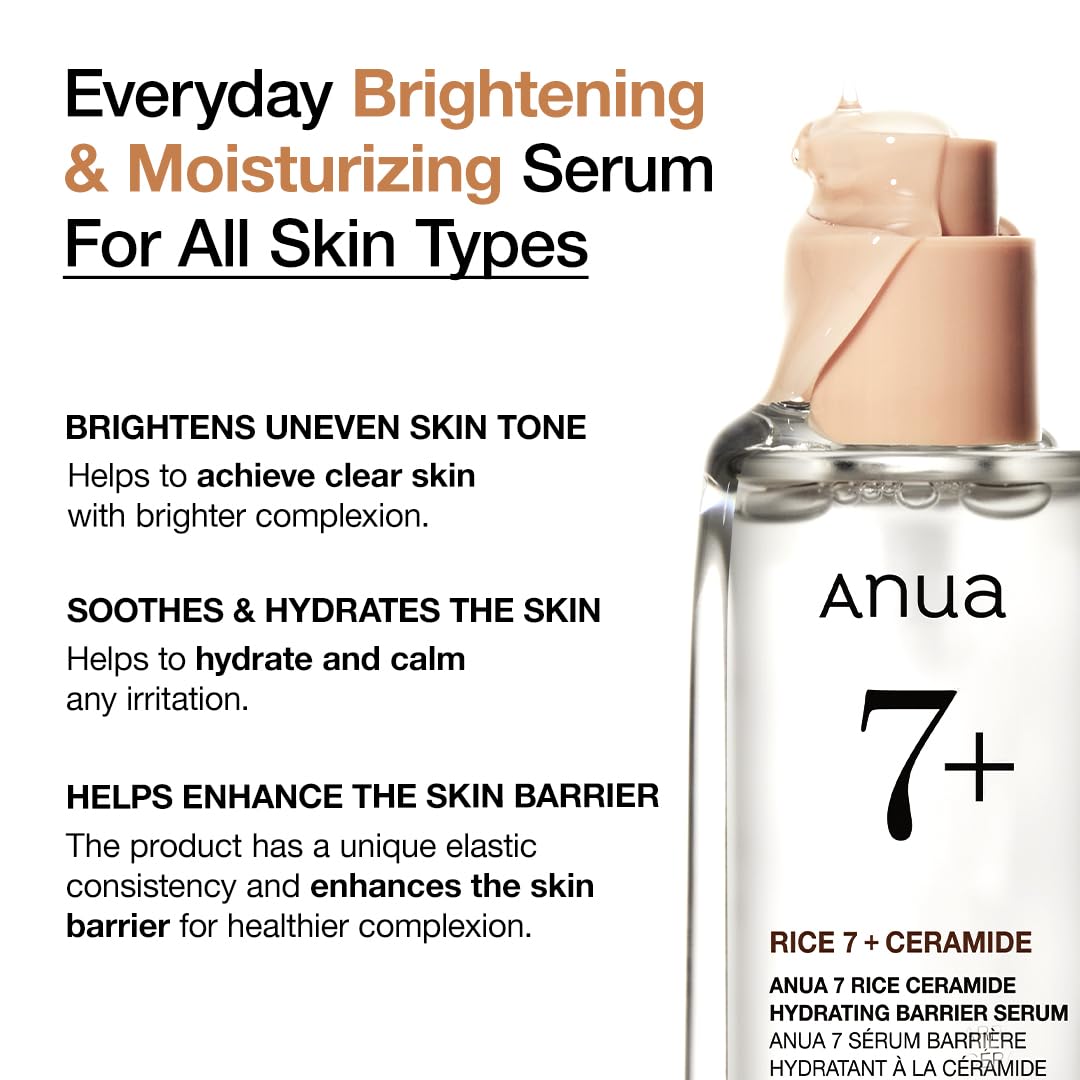 [Anua] Rice 7 Ceramide Hydrating Barrier Serum 50ml Wepremiumng