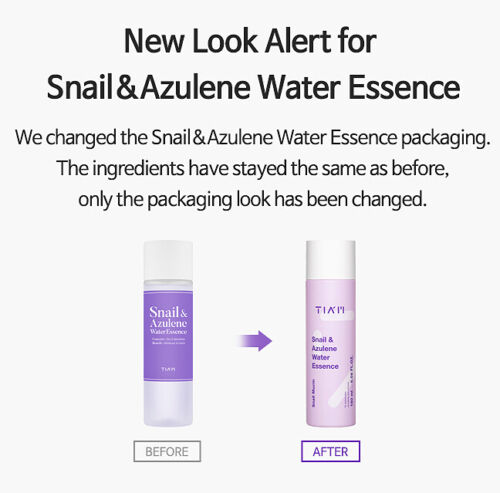 [Tiam] Snail & Azulene Water Essence 180ml Wepremiumng