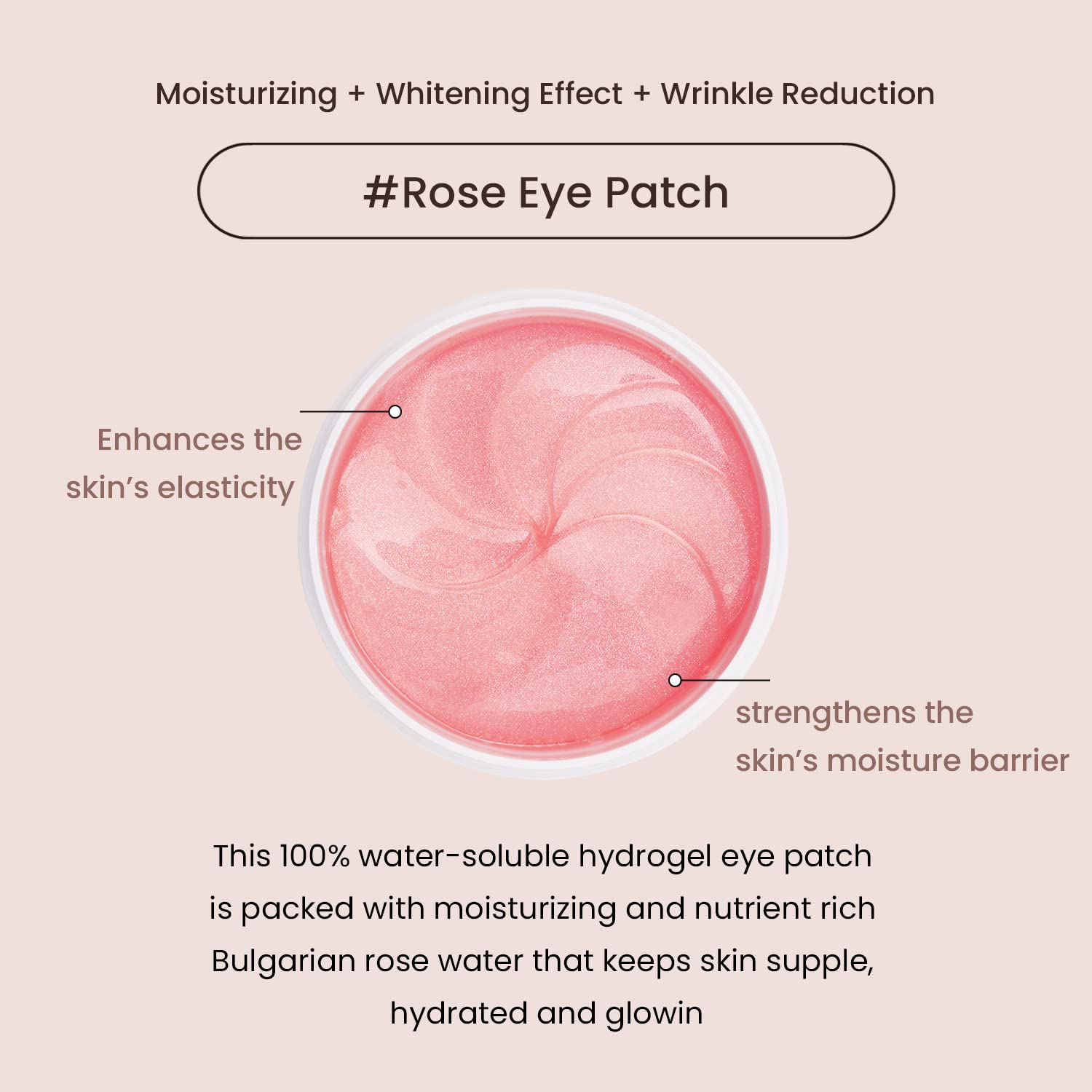 [Heimish] Bulgarian Rose Water Hydrogel Eye Patch Wepremiumng